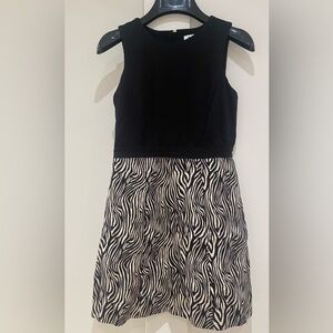 Milly Minis Girls Black and White Dress -size 12